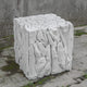 Uttermost Teak Root White Bunching Cube By Casagear Home UT-25241