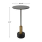 Uttermost Spector Modern Accent Table By Casagear Home UT-25242