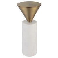 Brass and White