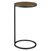Brunei - Accent Table-24 Inches Tall and 12.5 Inches Wide-Aged Black/Antique Gold Finish