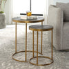 Uttermost Aragon Brass Nesting Tables S/2 By Casagear Home UT-25284