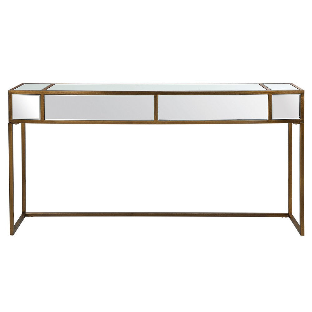 Uttermost Reflect Mirrored Console Table By Casagear Home