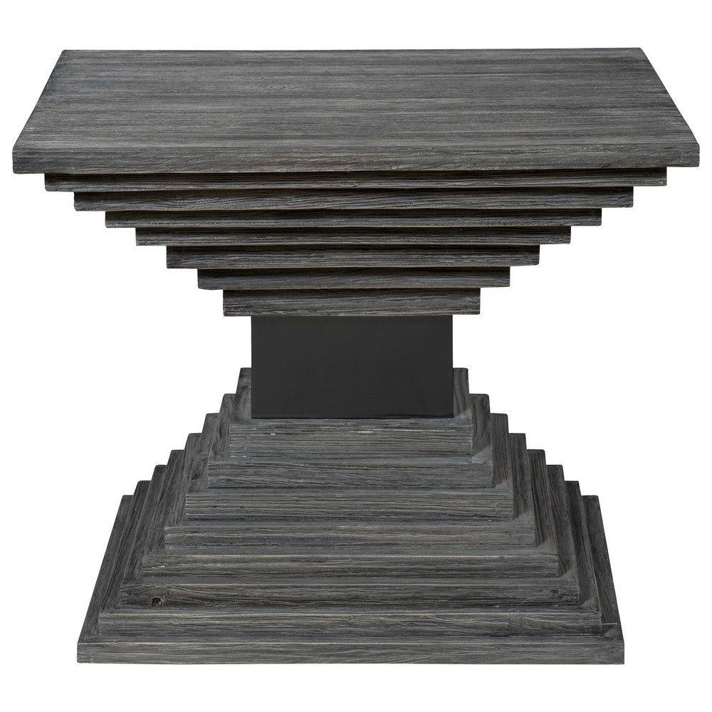 Uttermost Andes Wooden Geometric Accent Table By Casagear Home