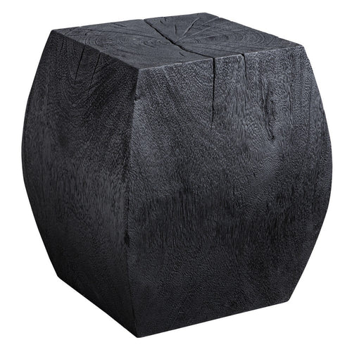 Grove - Accent Stool-17 Inches Tall and 14.6 Inches Wide-Rustic Black Finish