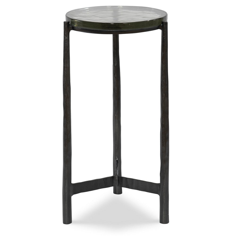 Uttermost Eternity Iron & Glass Accent Table By Casagear Home