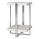 Uttermost Arnaut White Accent Table By Casagear Home UT-25375