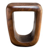 Loophole - 18 Inch Wooden Accent Stool - 16 inches Wide by 14 inches deep