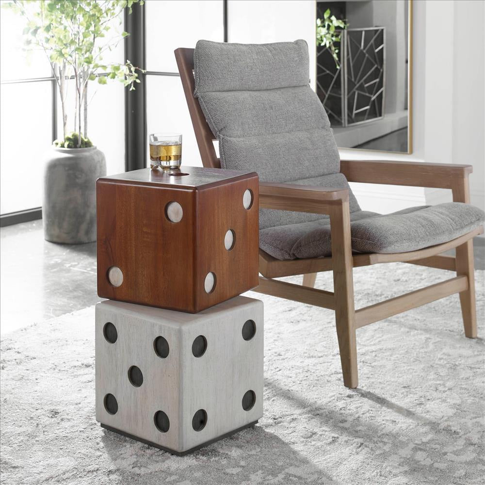 Uttermost Roll The Dice Accent Table By Casagear Home UT-25485