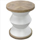 Spool - 23 Inch Geometric Side Table
