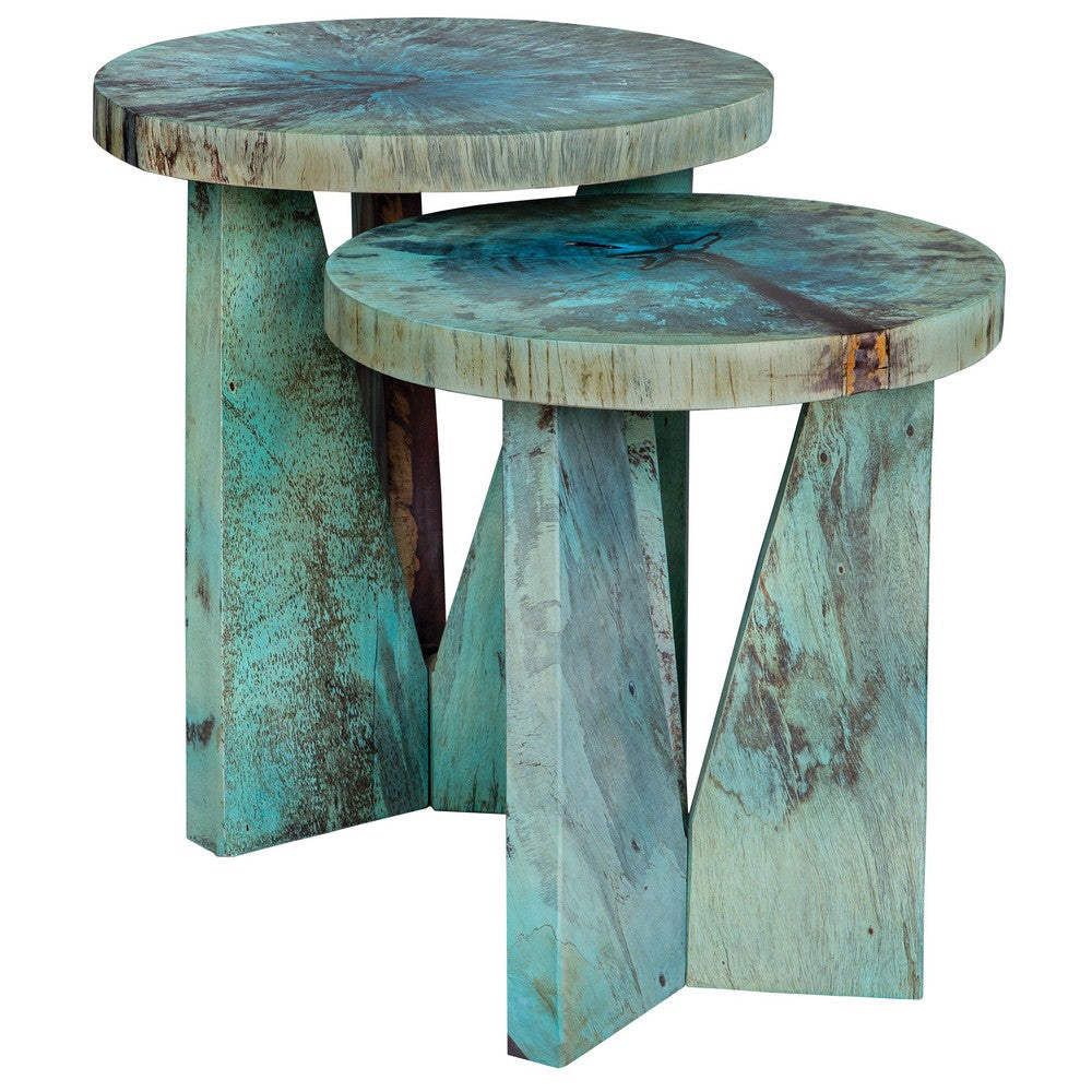 Uttermost Nadette Blue Nesting Tables, S/2 By Casagear Home