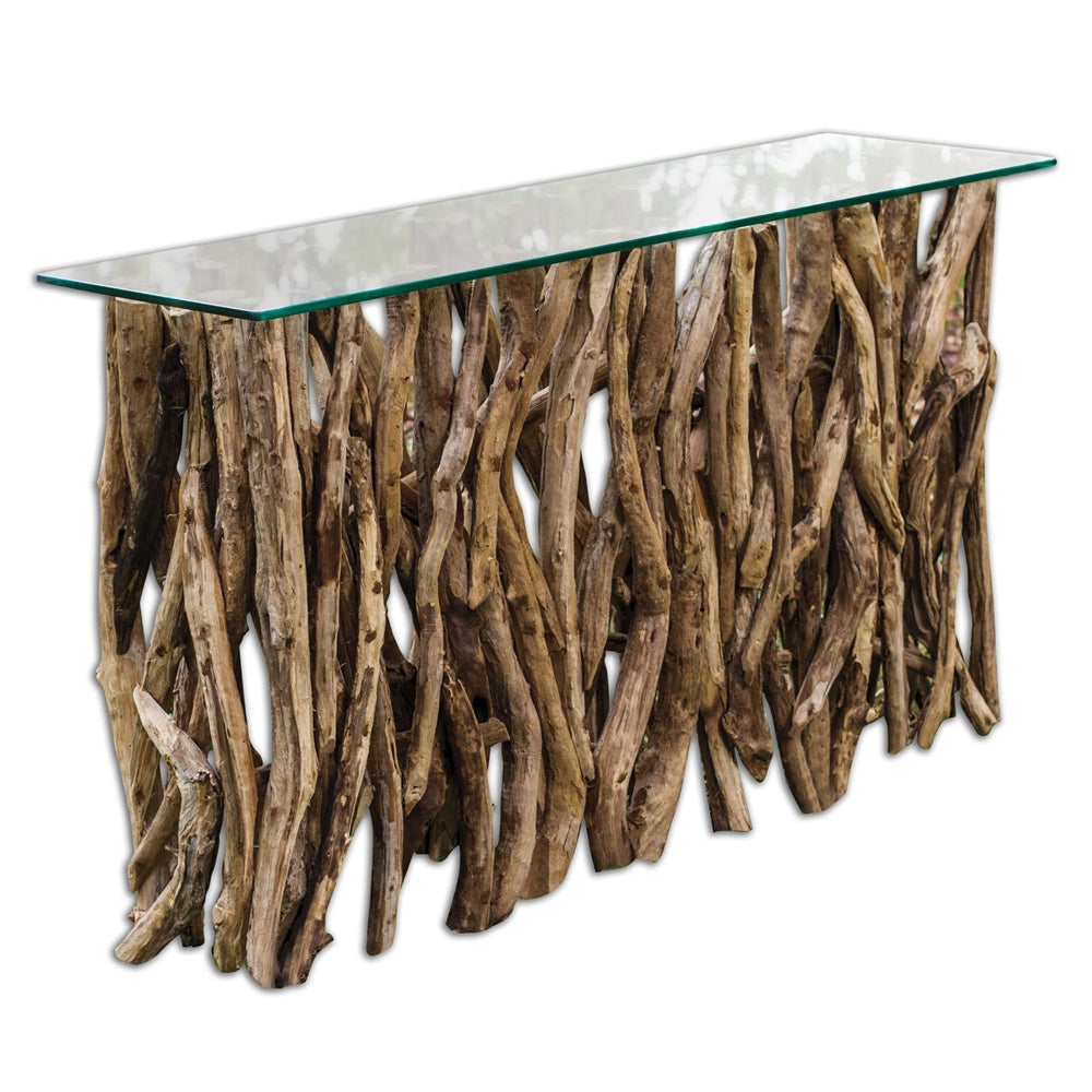 Teak Wood - 59 inch Console