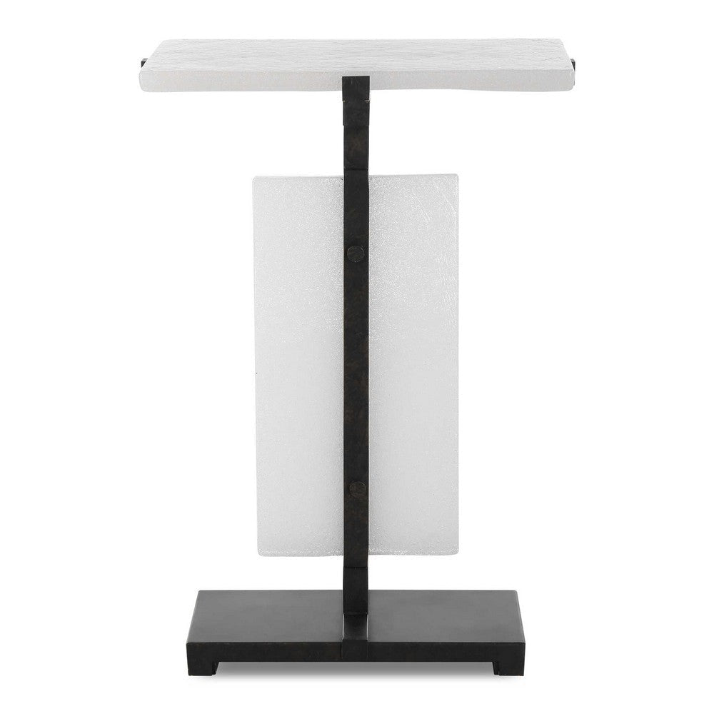 Uttermost Elements Bubble Glass Accent Table UT-25778