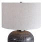 Uttermost Mikkel Charcoal Table Lamp By Casagear Home UT-26349-1