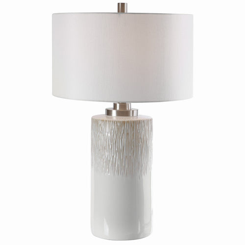 Uttermost Georgios - 1 Light Cylinder Table Lamp - 18 inches Wide by 18 inches deep