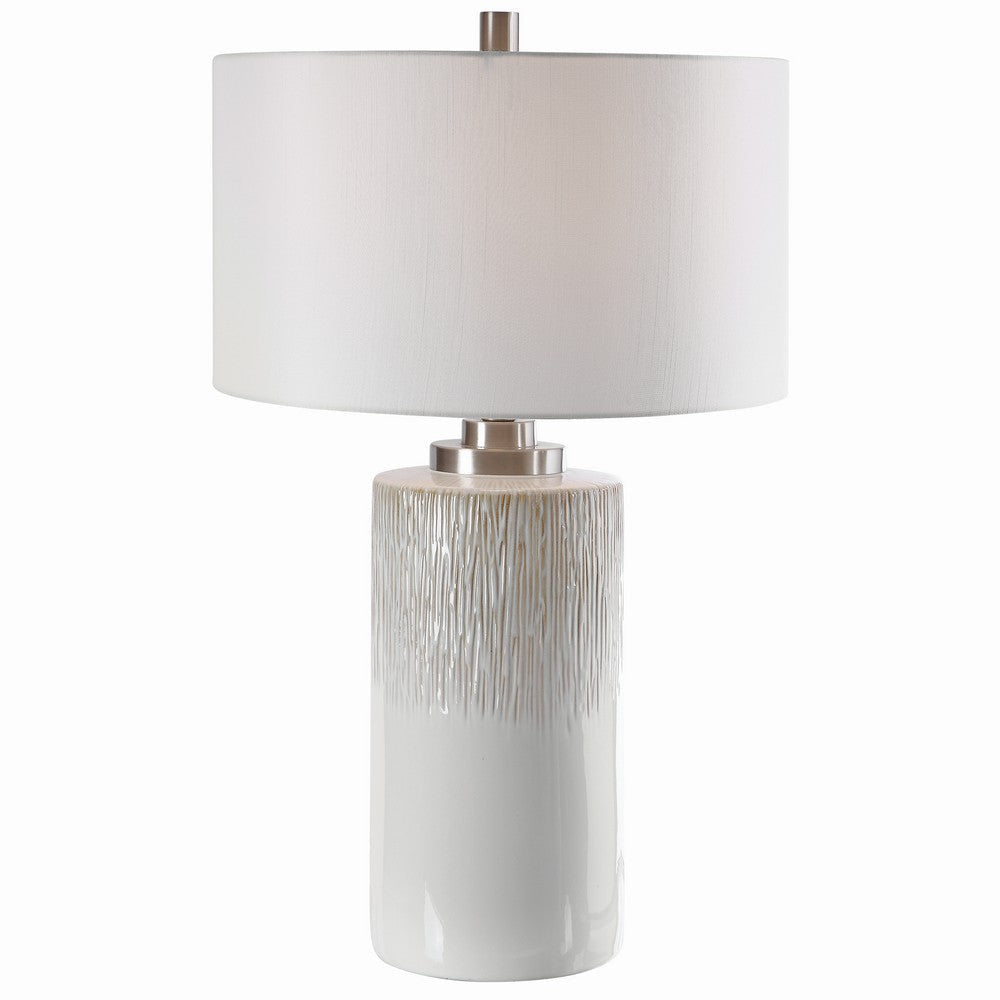 Uttermost Georgios - 1 Light Cylinder Table Lamp - 18 inches Wide by 18 inches deep