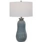 Uttermost Zaila Light Blue Table Lamp By Casagear Home