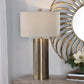 Uttermost Taria Brushed Brass Table Lamp By Casagear Home UT-26384-1