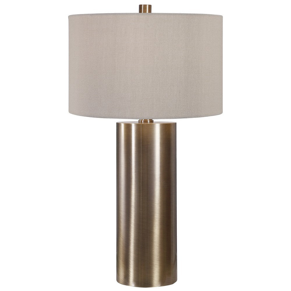 Uttermost Taria Brushed Brass Table Lamp By Casagear Home