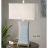 Uttermost Cantarana Blue Gray Table Lamp By Casagear Home UT-26673-1