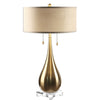 Uttermost Lagrima Brushed Brass Lamp By Casagear Home