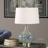 Uttermost Celinda Blue Gray Glass Lamp By Casagear Home UT-27076