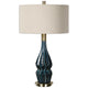Uttermost Prussian - 1 Light Table Lamp - 18 inches Wide by 18 inches deep