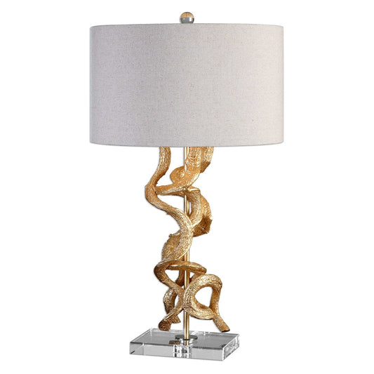 Uttermost Twisted Vines Gold Table Lamp By Casagear Home