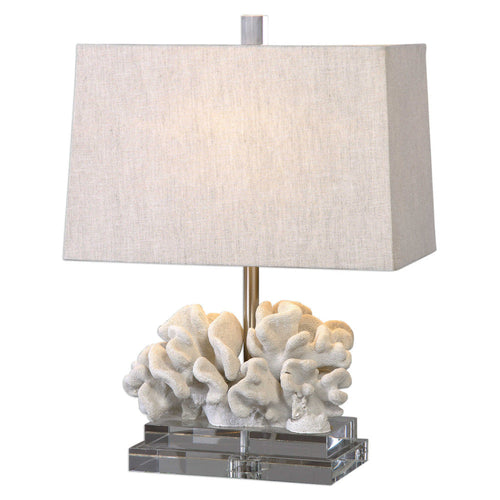 Uttermost Coral - 1 Light Table Lamp - 16 inches Wide by 10 inches deep