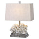 Uttermost Coral - 1 Light Table Lamp - 16 inches Wide by 10 inches deep