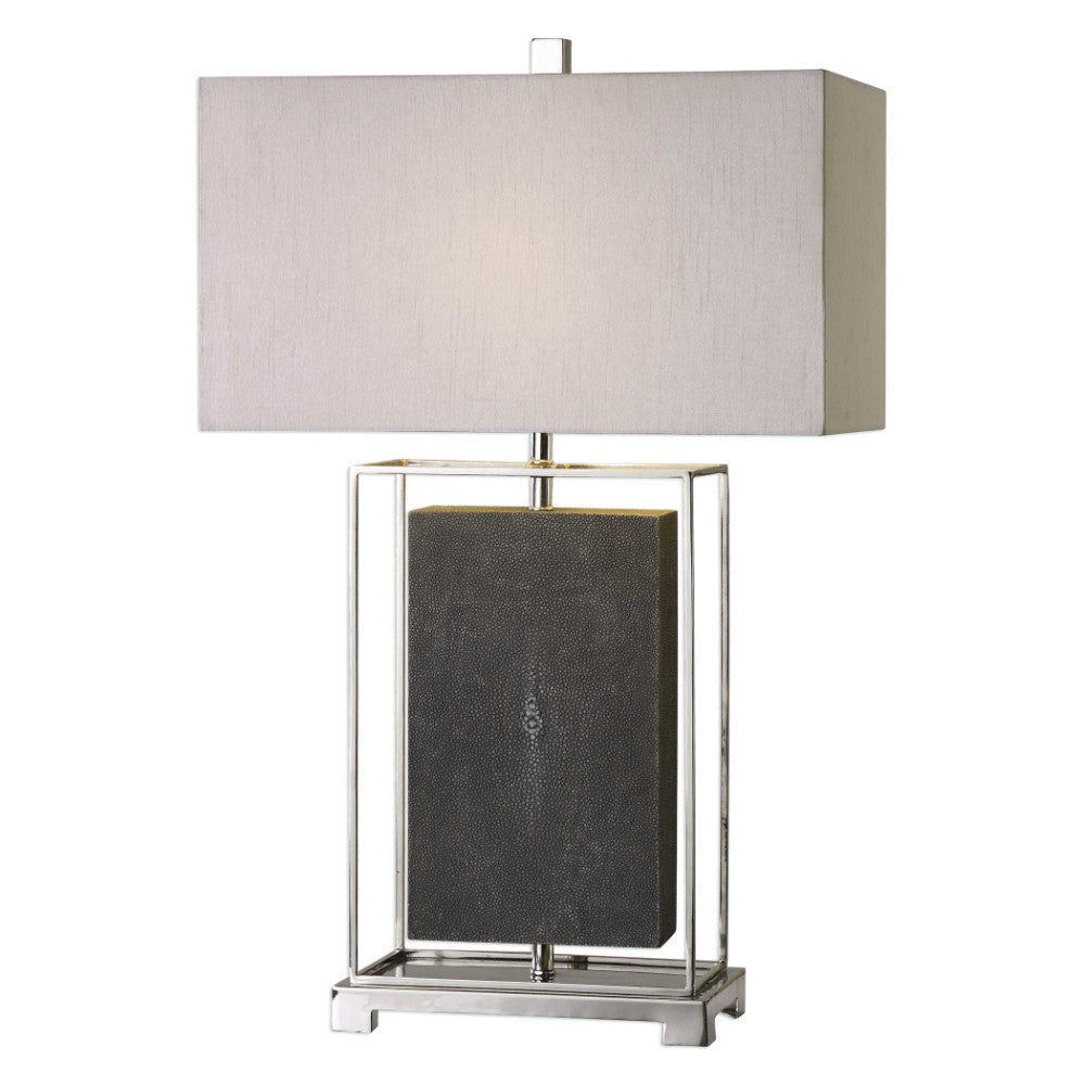 Uttermost Sakana Gray Textured Table Lamp By Casagear Home