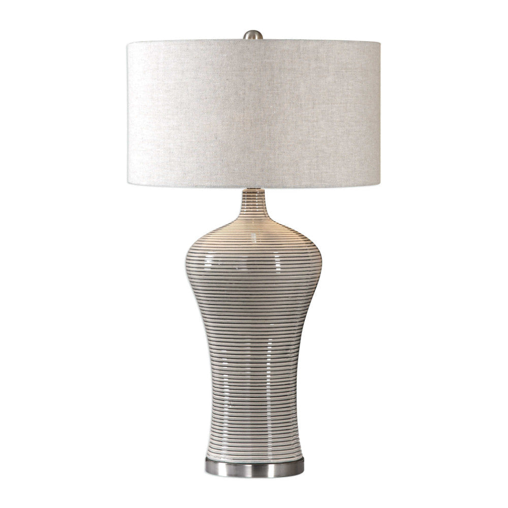 Uttermost Dubrava Light Gray Table Lamp By Casagear Home