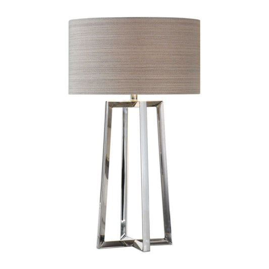 Uttermost Keokee Stainless Steel Table Lamp By Casagear Home