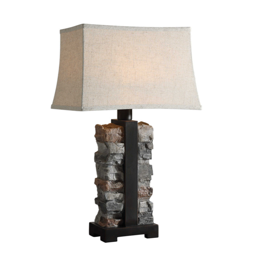 Uttermost Kodiak Stacked Stone Lamp By Casagear Home