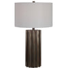 Uttermost Khalio Gun Metal Table Lamp By Casagear Home