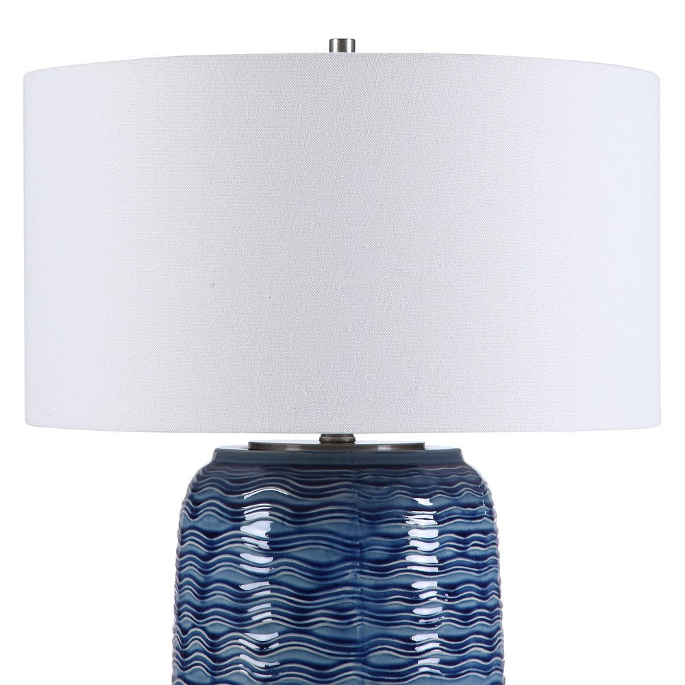 Uttermost Sedna Blue Table Lamp By Casagear Home UT-28274-1