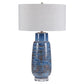 Uttermost Magellan Blue Table Lamp By Casagear Home