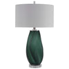 Uttermost Esmeralda Green Glass Table Lamp By Casagear Home