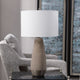 Uttermost Volterra Taupe-Gray Table Lamp By Casagear Home UT-28394-1