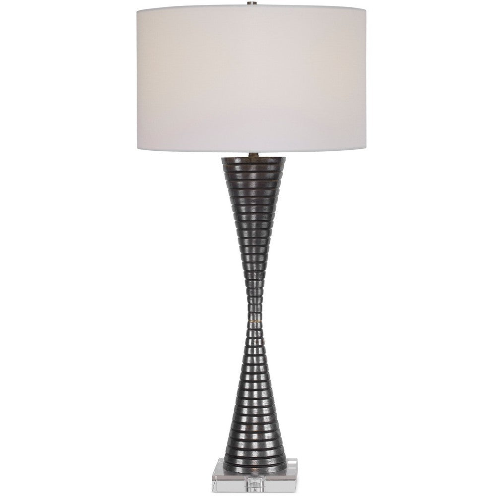 Uttermost Renegade Ribbed Iron Table Lamp By Casagear Home