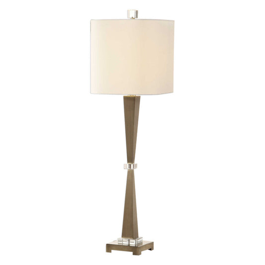 Uttermost Niccolai Antiqued Nickel Lamp By Casagear Home