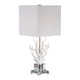 Uttermost Corallo - 1 Light Table Lamp - 12.5 inches Wide by 12.5 inches deep