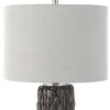 Uttermost Cabrillo Gray Glaze Accent Lamp By Casagear Home UT-30003-1