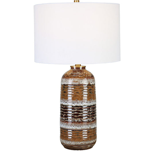 Uttermost 30005-1 Roan - 1 Light Table Lamp in Artisian Style-26.5 Inches Tall and 15.5 Inches Wide