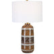 Uttermost 30005-1 Roan - 1 Light Table Lamp in Artisian Style-26.5 Inches Tall and 15.5 Inches Wide