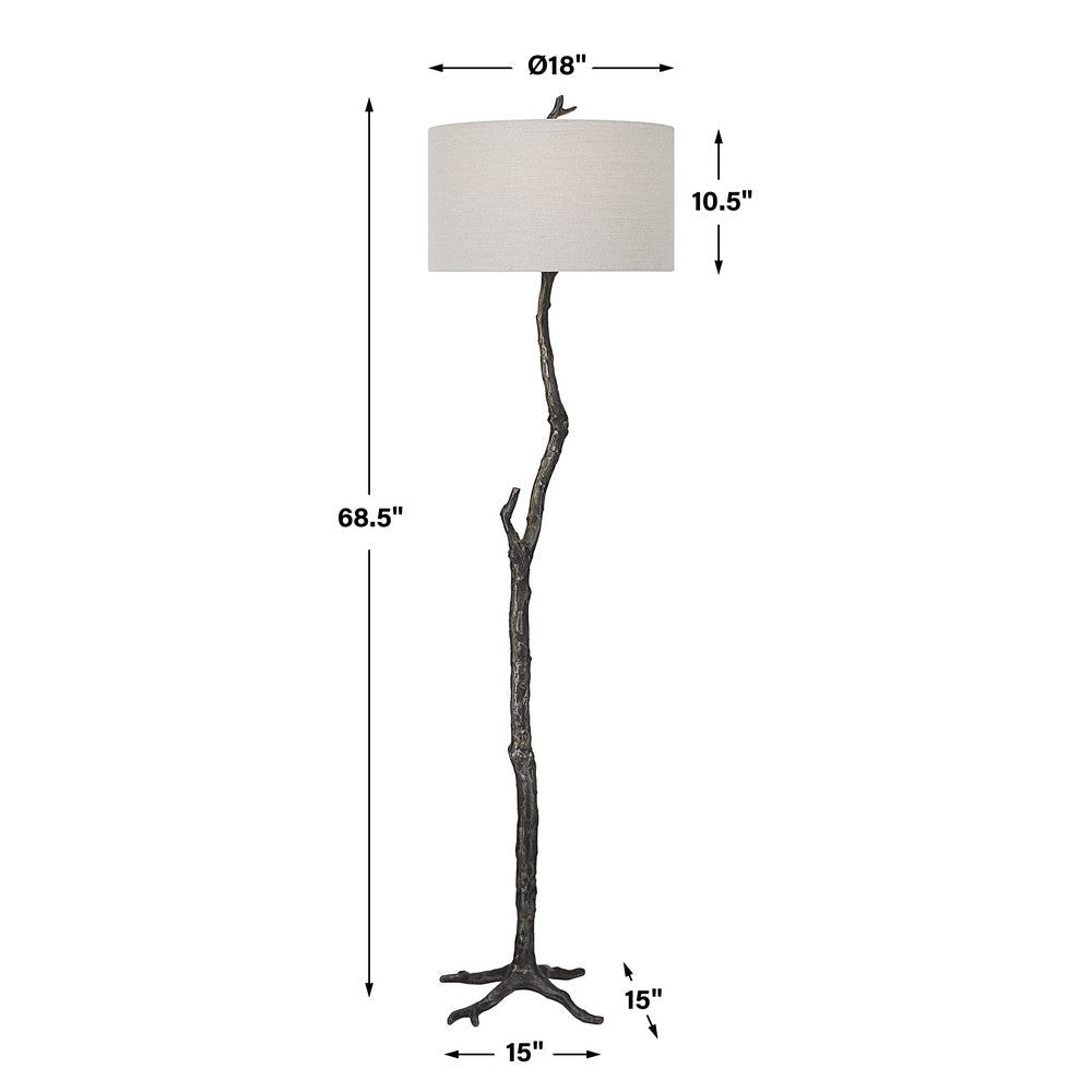 Uttermost Spruce Rustic Floor Lamp By Casagear Home UT-30063