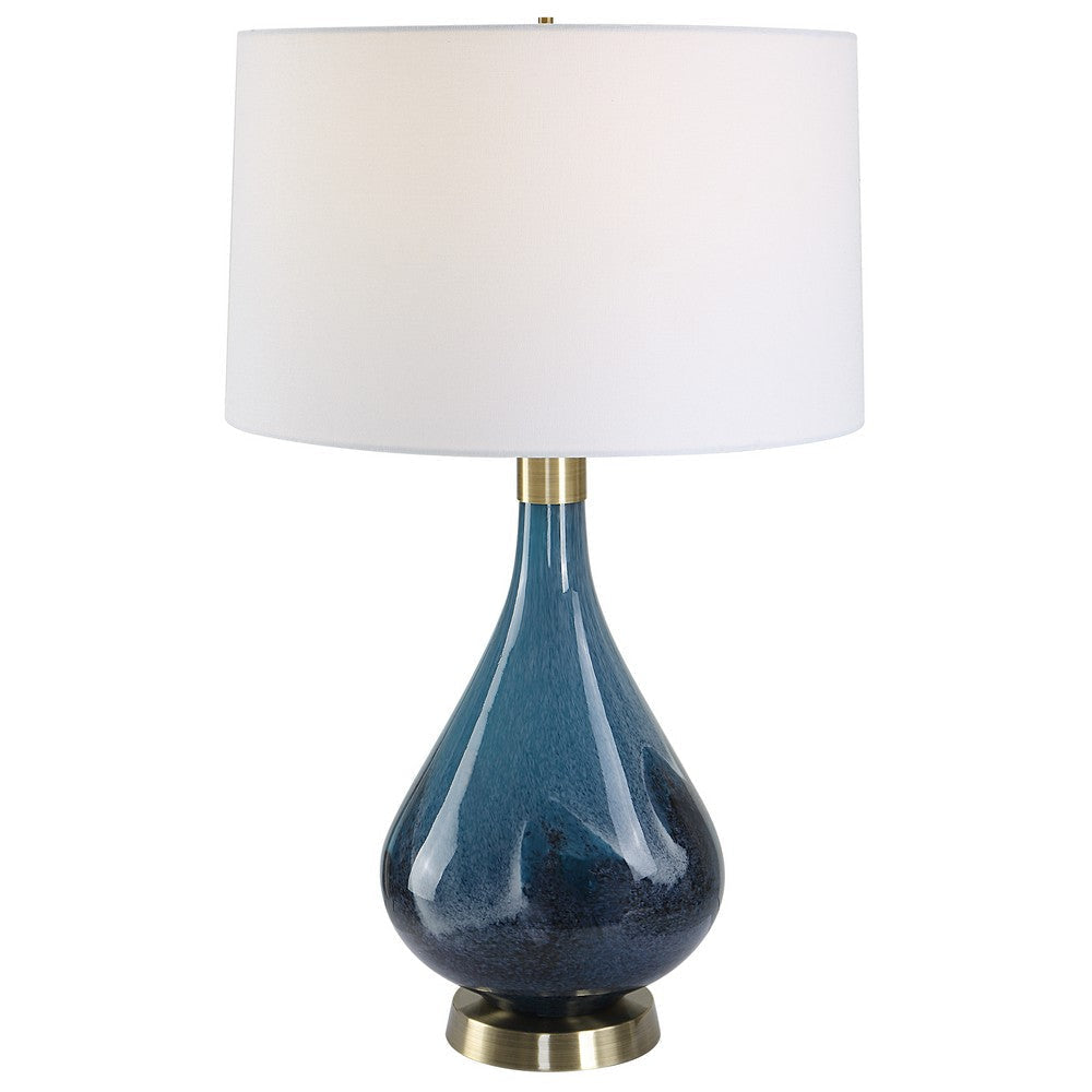 Uttermost Riviera - 1 Light Art Glass Table Lamp-27.75 Inches Tall and 17 Inches Wide