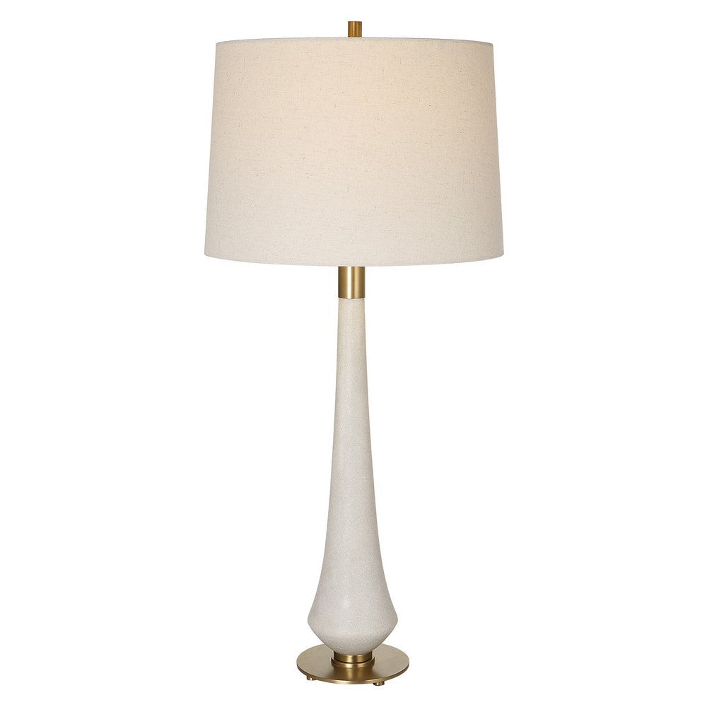 Uttermost Marille Ivory Stone Table Lamp 30135
