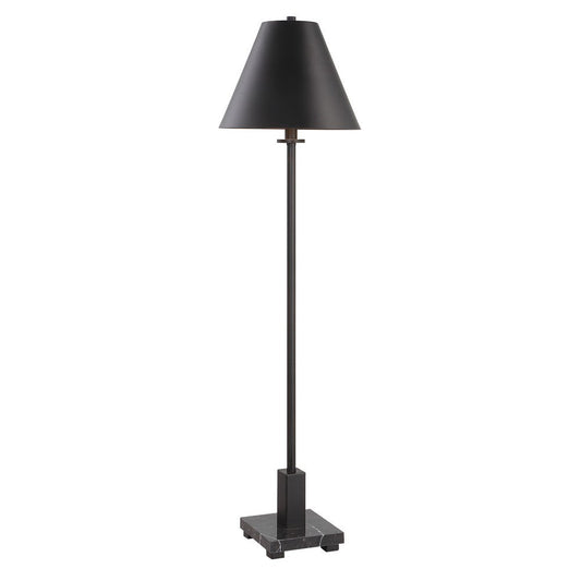 Uttermost Pilot - 1 Light Buffet Lamp-36.5 Inches Tall and 10 Inches Wide-Satin Black Finish