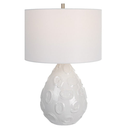 Uttermost Loop - 1 Light Table Lamp-25 Inches Tall and 16 Inches Wide