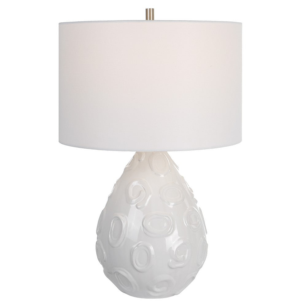 Uttermost Loop - 1 Light Table Lamp-25 Inches Tall and 16 Inches Wide
